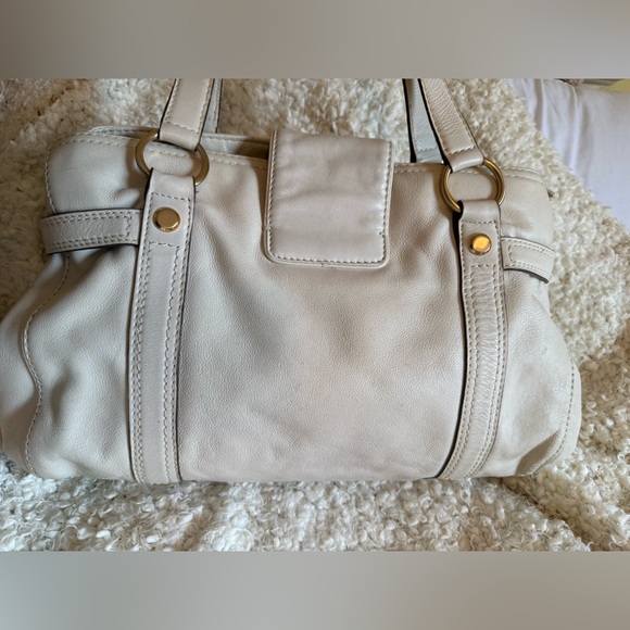 White off-white cream ivory Michael Kors Purse - Picture 10 of 12